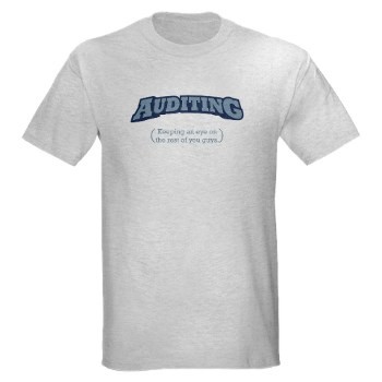 Funny auditing T-shirt