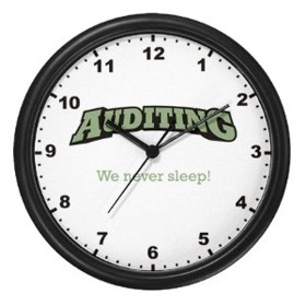 Auditing - We never sleep wall clock