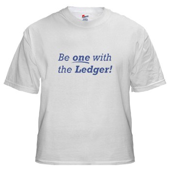 Be one with the ledger t-shirt