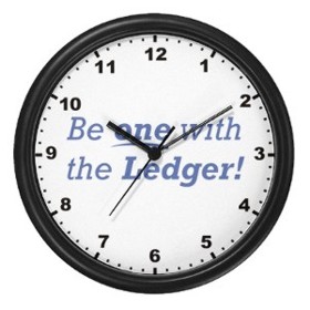 Be one with the ledger wall clock