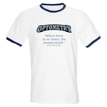 Optometry t-shirt with bible verse