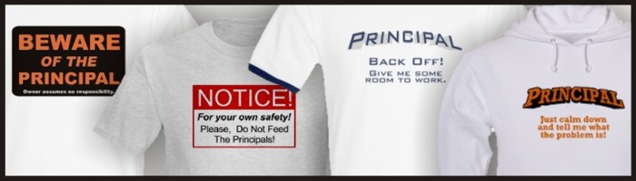 T-shirts for school principals