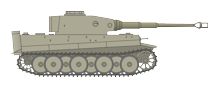 Tiger tank illustration.