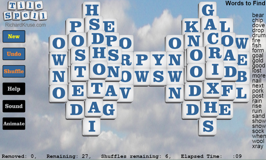 Tile spelling game image.
