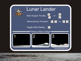 Lunar lander game image.