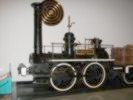 Mississippi steam locomotive side view
