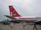 Tail of Quantas Boeing 707.