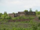 Abandoned buildings on grounds of Quincy mine