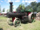 Antique steam tractor