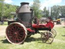 Steam tractor side view