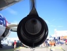 Airbus A300 engine from rear.
