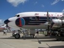 Port side of DC-7 airliner
